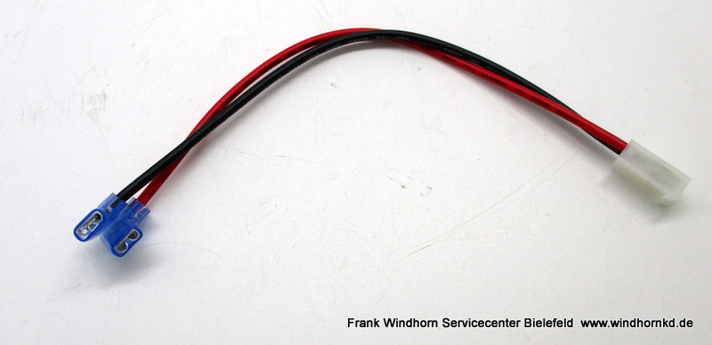Motorkabel rot & schwarz