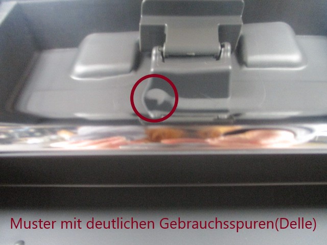 Deutliche Gebrauchsspuren Barista Express Schwarz Matt SES875BTR