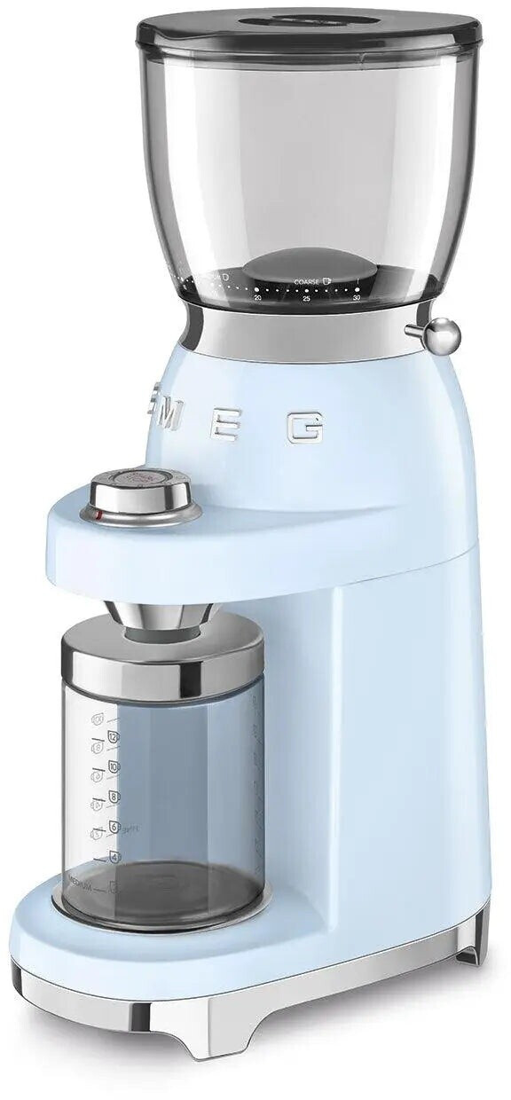 Gehäuseschaden: SMEG Kaffeemühle pastellblau 50's