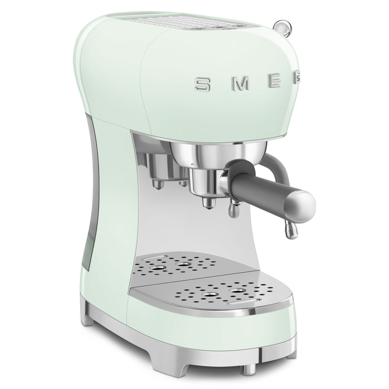 Slight Signs of Use: SMEG ECF02PG Espresso Machine, Pastel Green