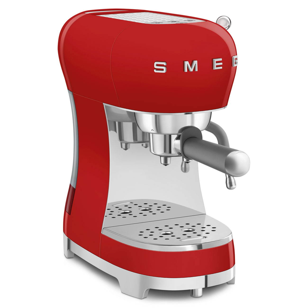Gebraucht - Wie Neu: SMEG ECF02RDEU Espressomaschine Rot