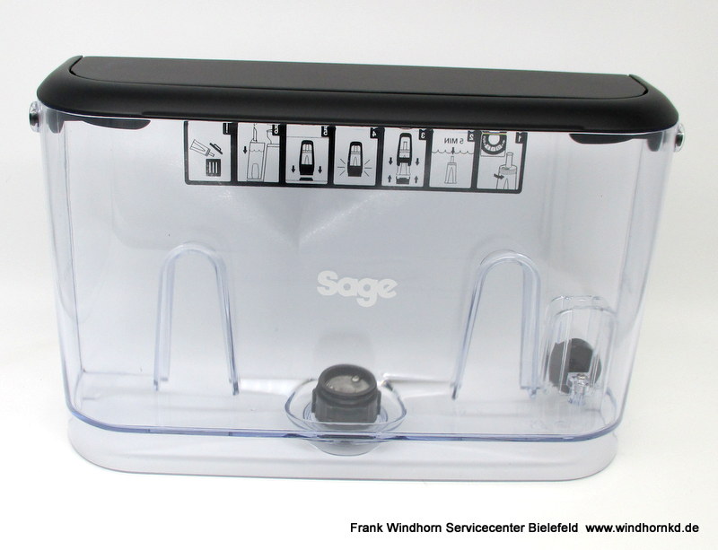 Wassertank SES878BTR Schwarz Matt