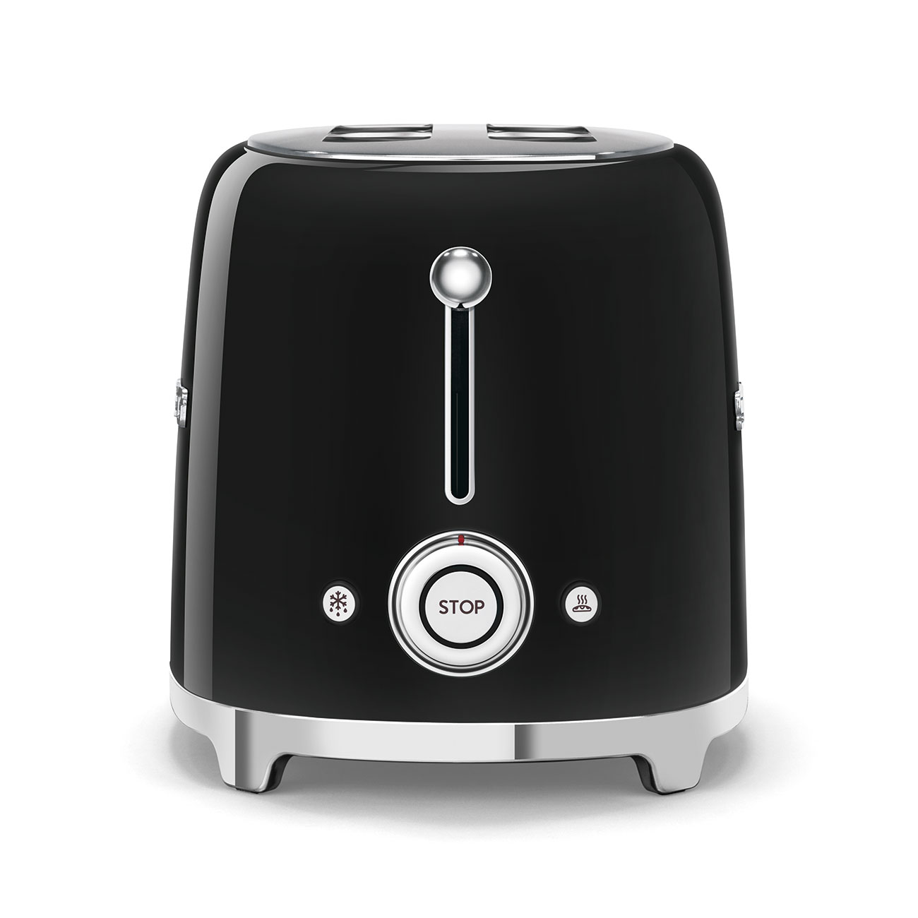 Leichte Gebrauchsspuren: SMEG 2-Slice Toaster Schwarz TSF01BL
