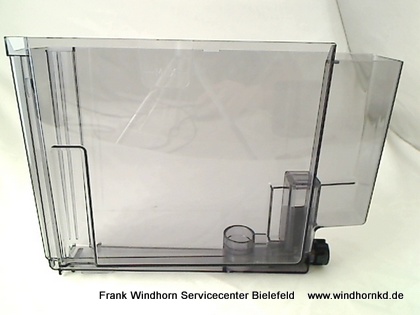 Wassertank mit Aufnahme für den Wasserfilter