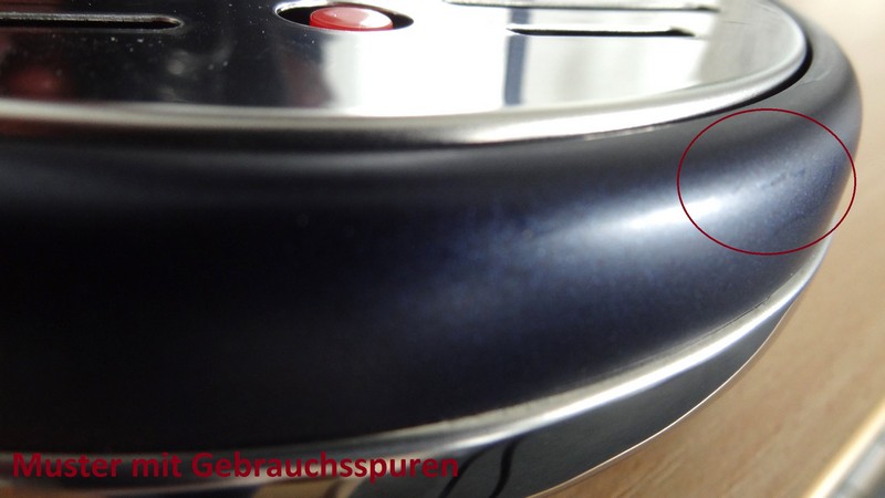 Gebrauchsspuren: The Bambino Blau SES450DBL