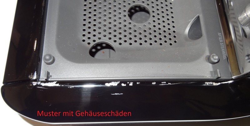 Gehäuseschäden: Oracle Touch Schwarz glänzend SES990BKS