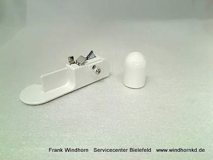 Griff mit integriertem Magnet weiß