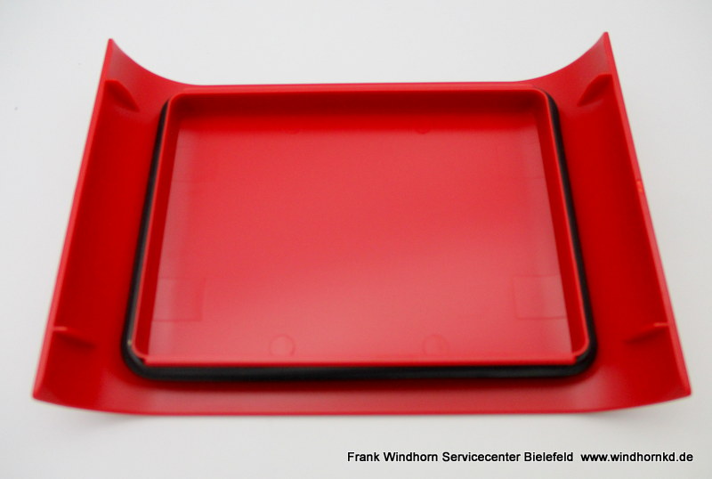 Bohnenbehälterdeckel rot