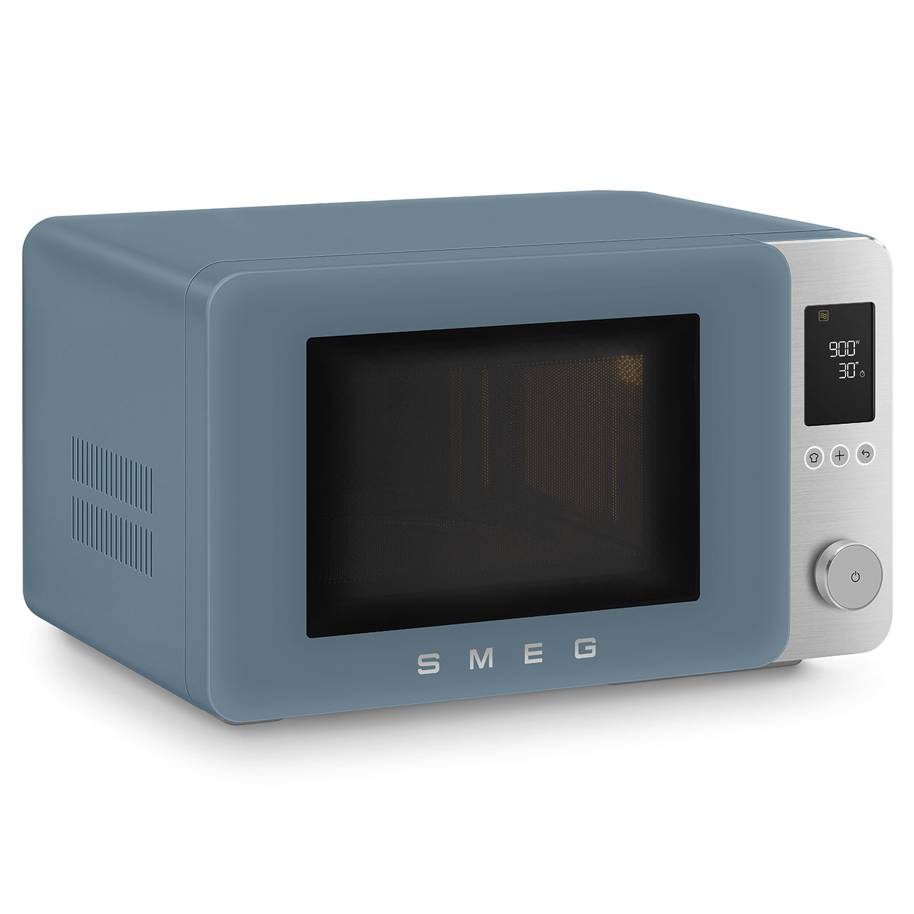 Gebrauchsspuren: SMEG MOC02SBM Kombi-Mikrowelle Blau