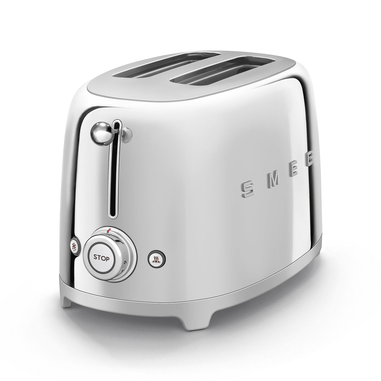 Leichte Gebrauchsspuren: SMEG 2-Slice Toaster Edelstahl Glänzend